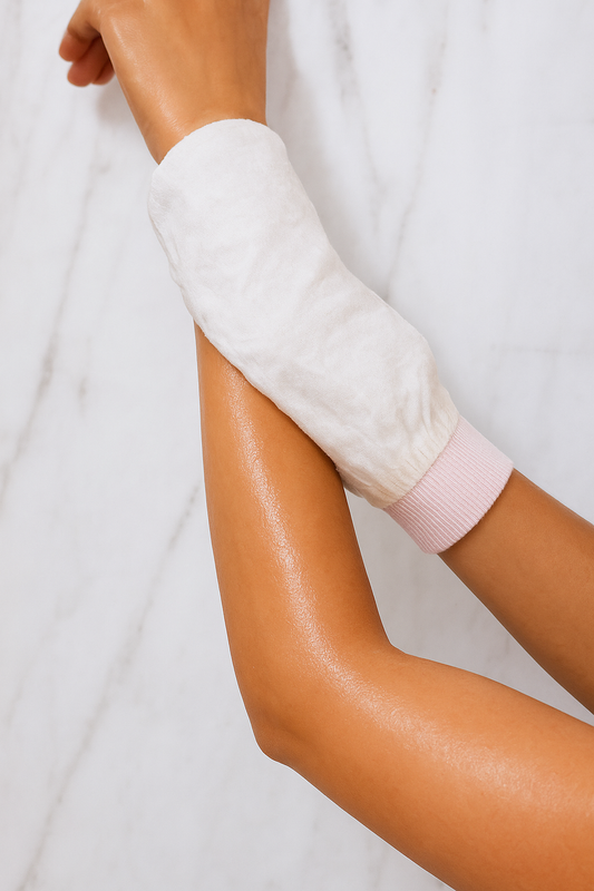 Peau douce et éclatante : pourquoi adopter le gant exfoliant en soie Glowips™ pour visage et corps