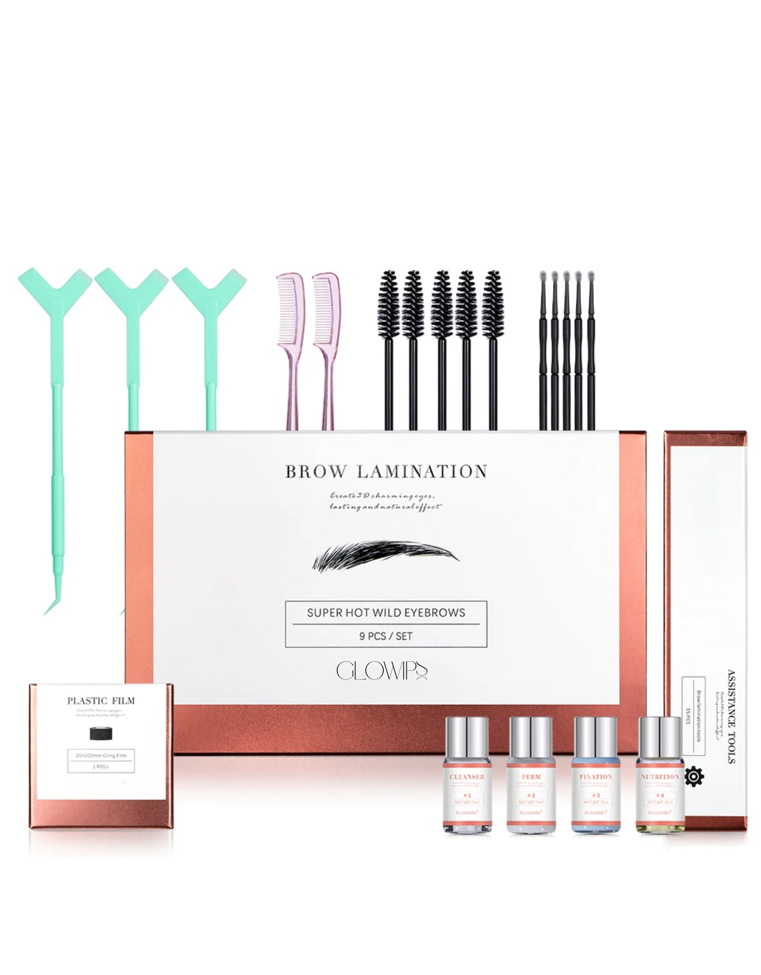 Kit de rehaussement de sourcils (Brow lamination) Glowips™