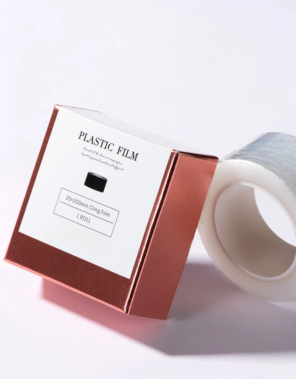 Rouleau de film transparent du kit Glowips™ pour rehaussement de sourcils à domicile