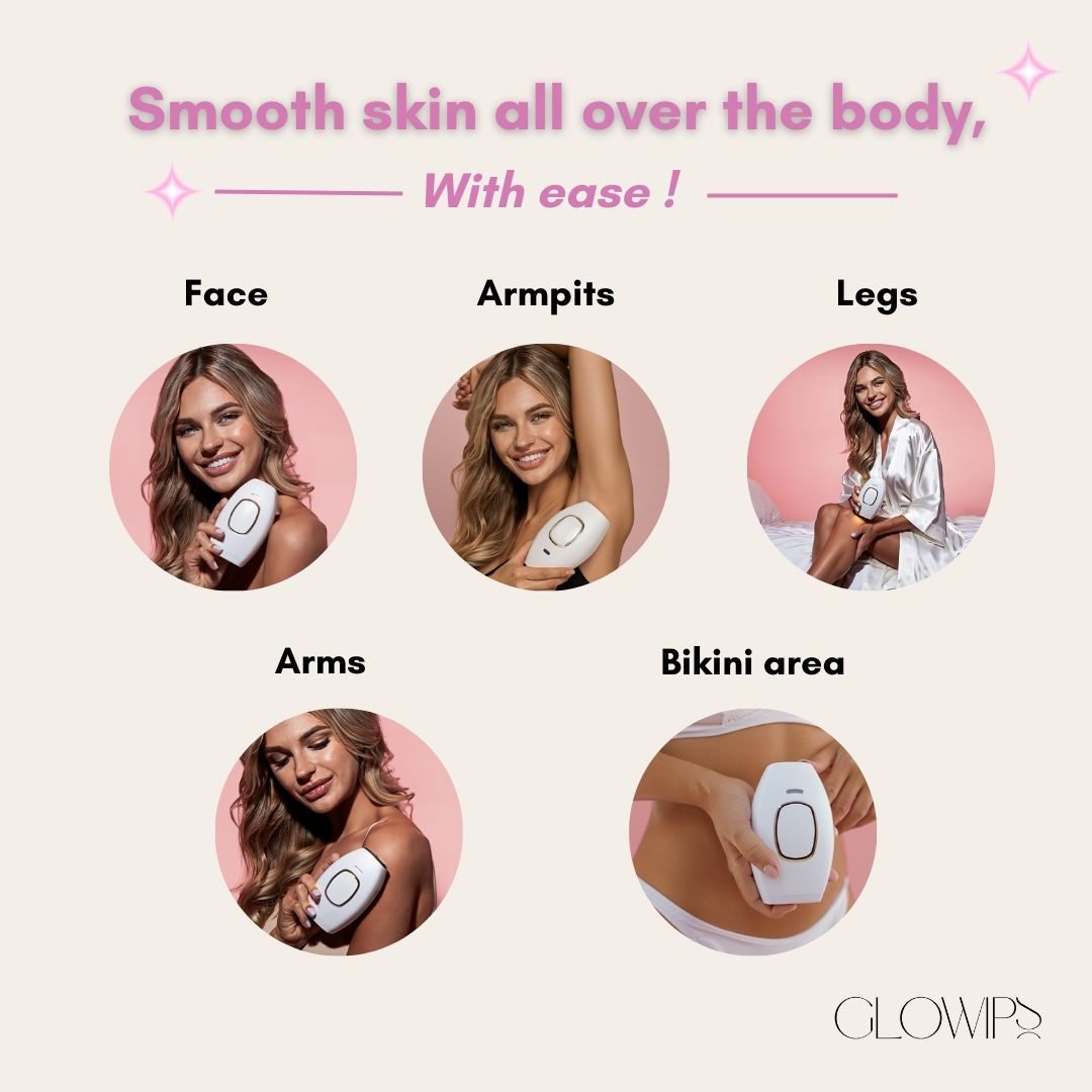 Glowips™ Intense Pulsed Light Hair Removal Device