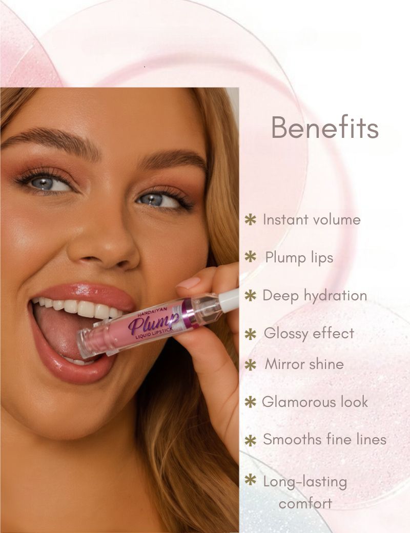 Glowips™ Lip Plumping Gloss: Plumping and glossy effect